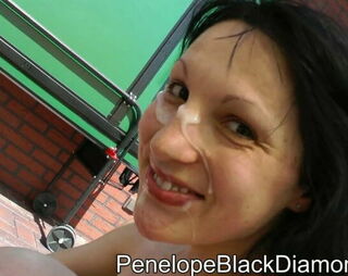 Penelope dark-hued diamond point of view