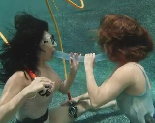 Ladies underwater